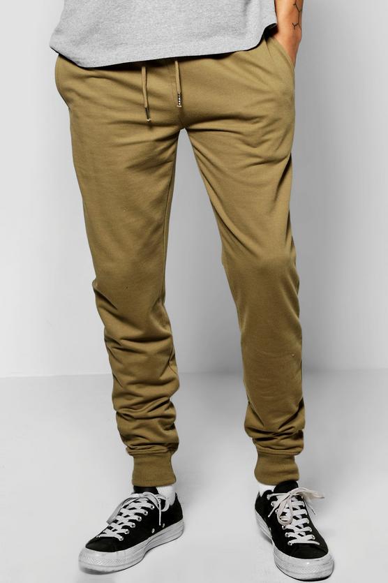 Skinny Fit Joggers With Knee Zip